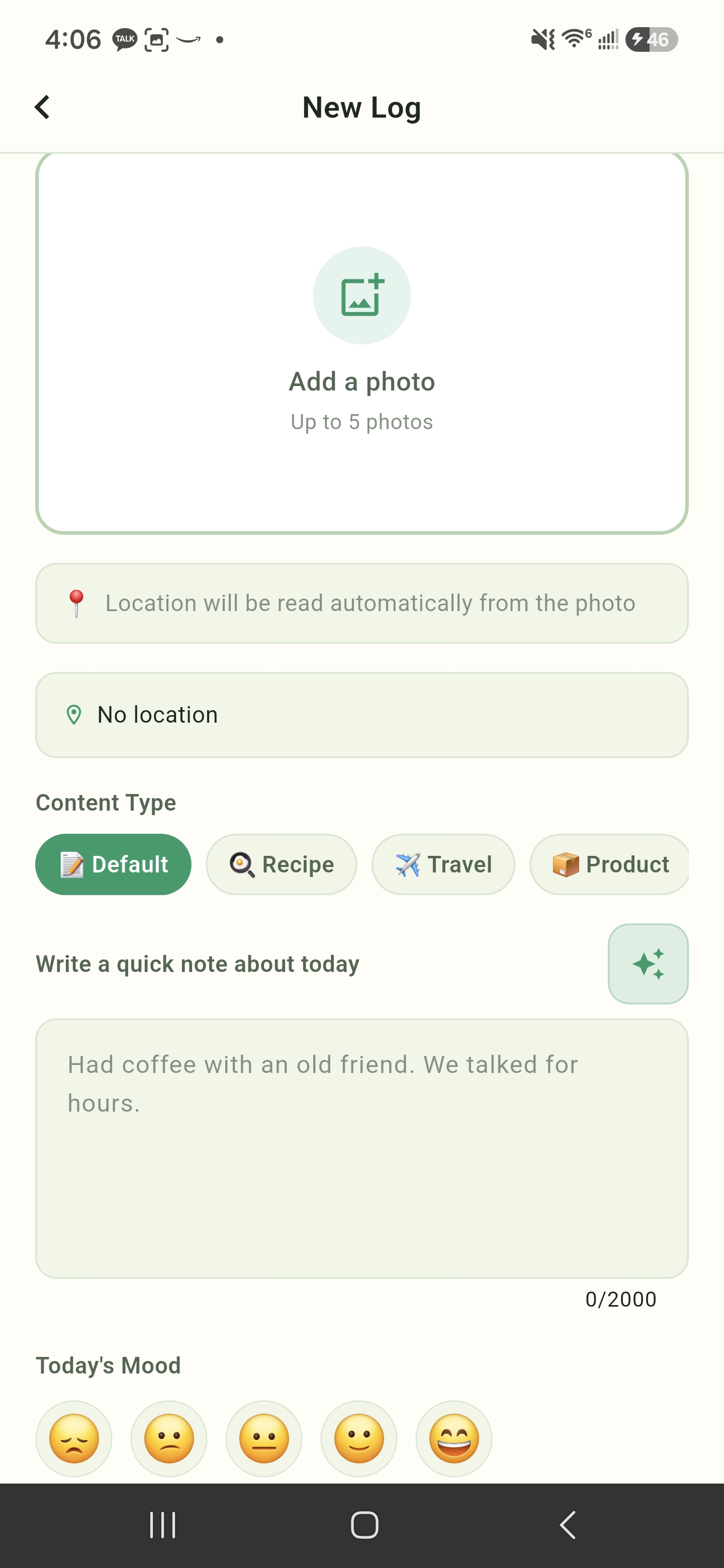 New Log — AI draft — yogylogy